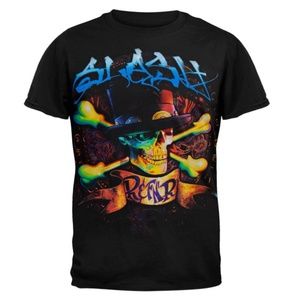 Slash - Skull & Bone & Hat T-Shirt
